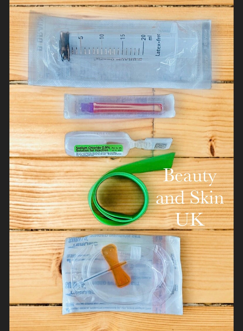 Aquaskin Fine Gold with IV set