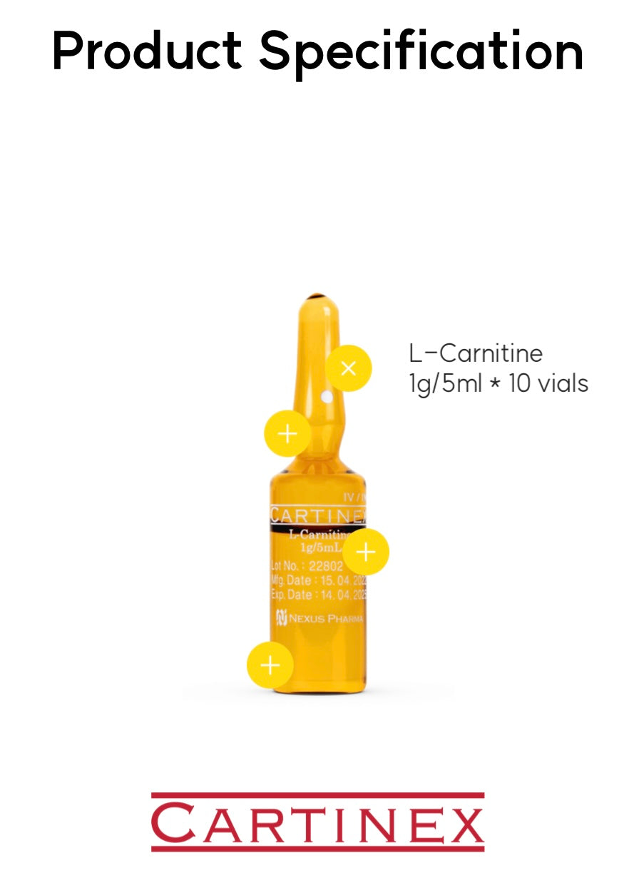 Cartinex L-Carnitine 1g/1ampoule