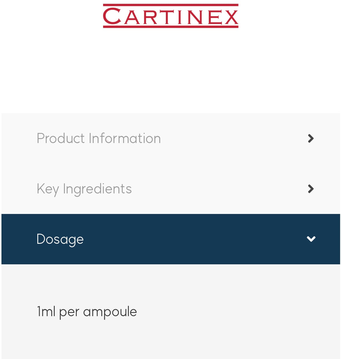 Cartinex L-Carnitine 1g/1ampoule